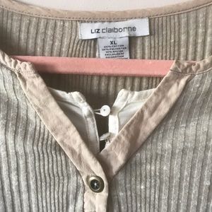 Layering buttoned up shirt